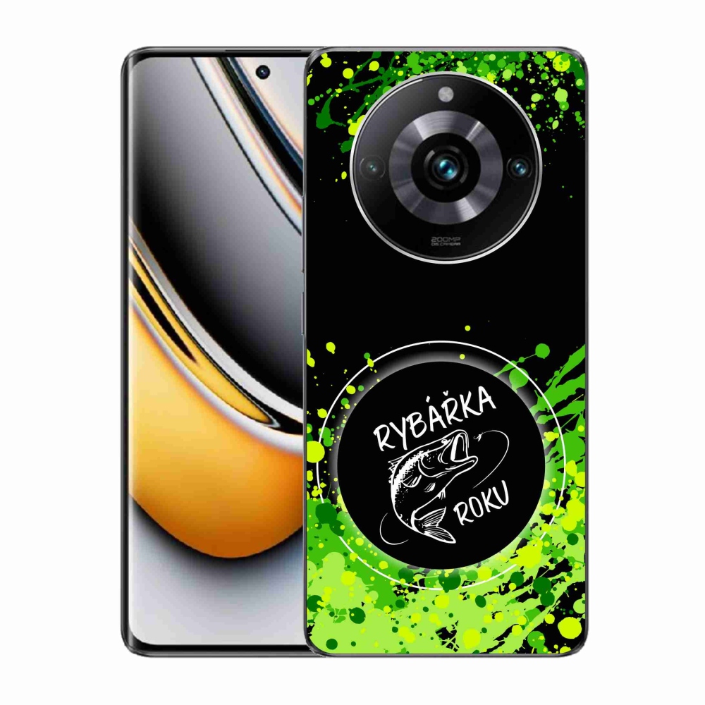 Gélový kryt mmCase na Realme 11 Pro/11 Pro+ - rybárka roka čierne pozadie
