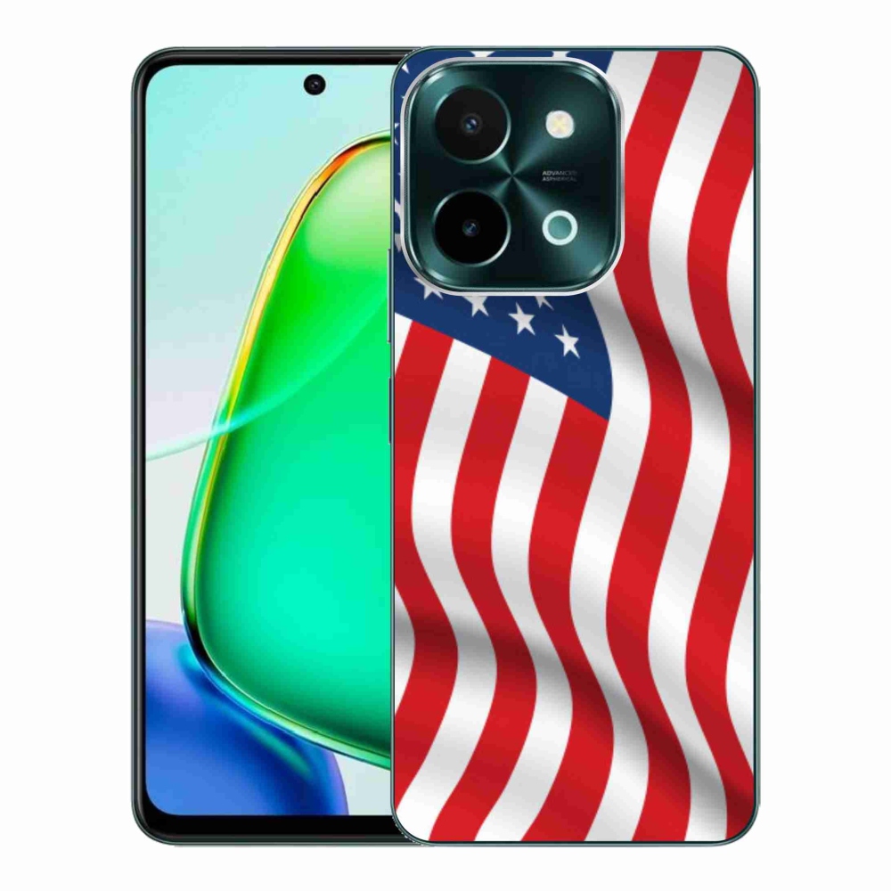 Gélový kryt mmCase na Vivo Y28 - USA vlajka