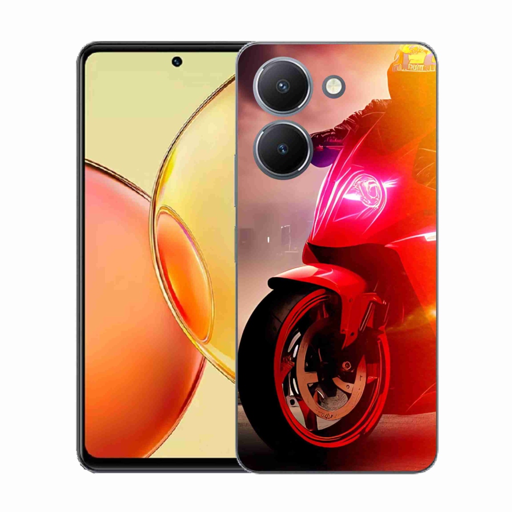 Gélový kryt mmCase na Vivo Y36 - motorka