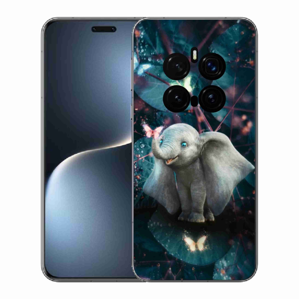 Gélový kryt mmCase na Honor Magic 7 Pro 5G - roztomilý slon