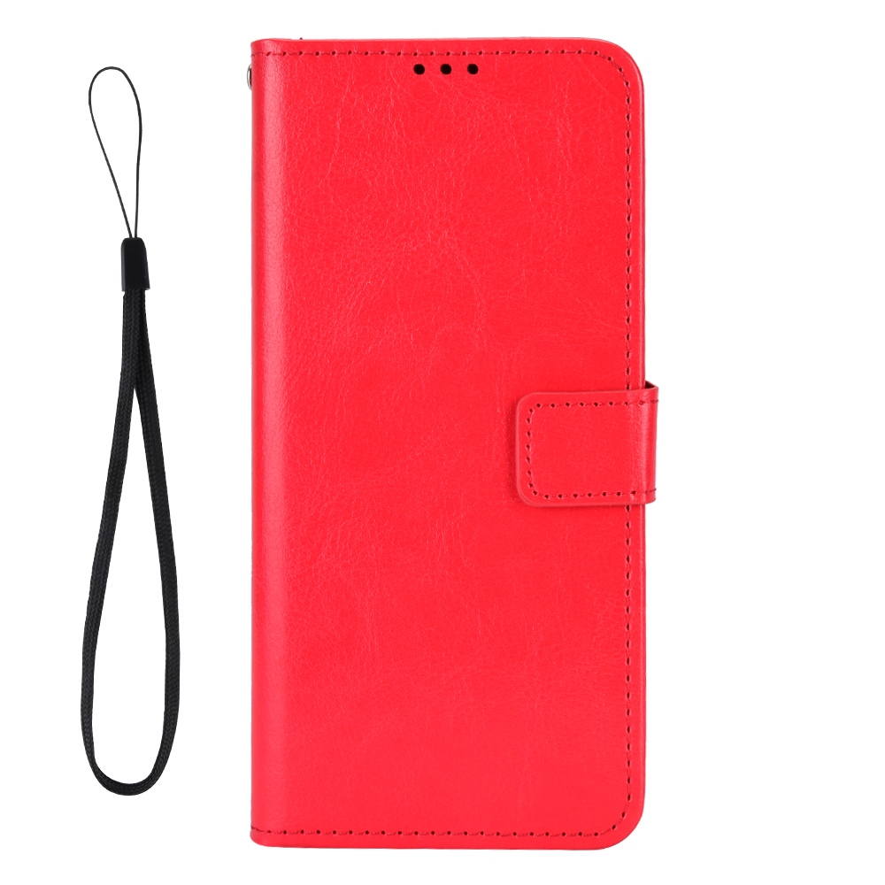 Crazy knižkové púzdro na Xiaomi Poco F7 5G - červené