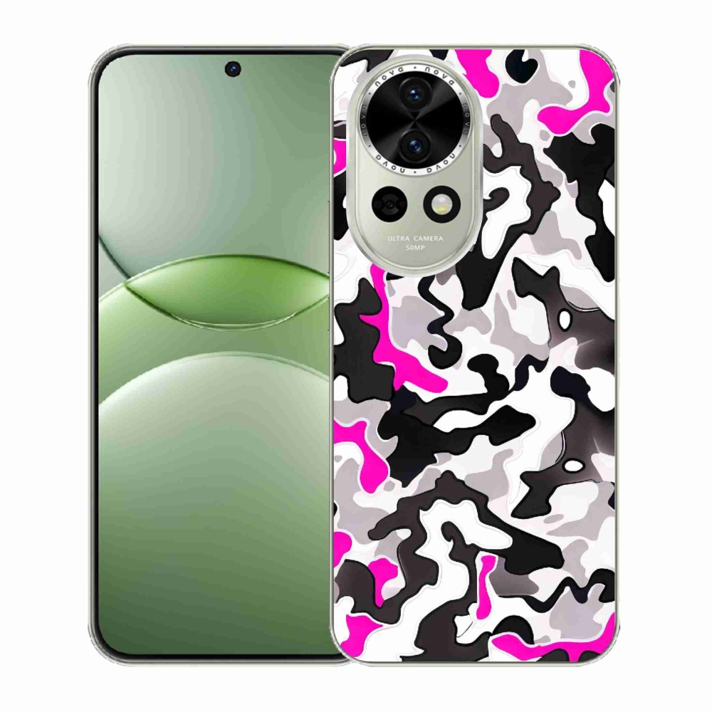 Gélový kryt mmCase na Huawei Nova 13 5G - maskáčový vzor 5