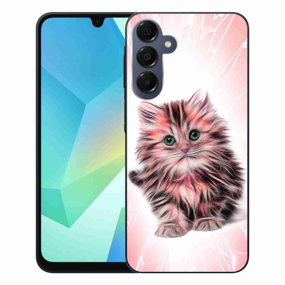 Gélový kryt mmCase na Samsung Galaxy A16 4G/5G - roztomilé mačiatko