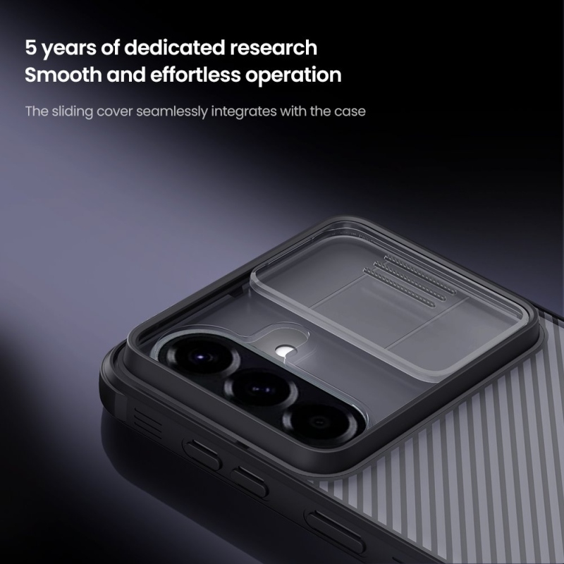 Nillkin CamShield PRO Zadný kryt pre Samsung Galaxy A57 Transparent Black