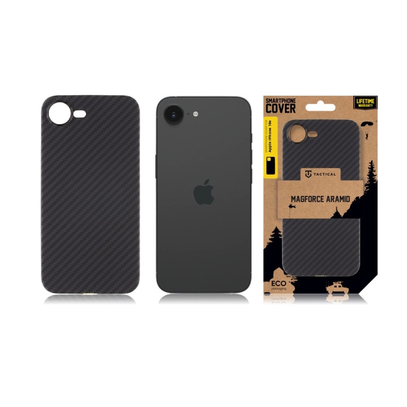 Tactical MagForce Aramid Kryt pre Apple iPhone 16e Black