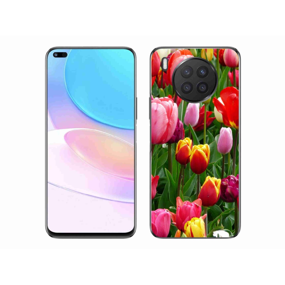 Gélový kryt mmCase na Honor 50 Lite - tulipány