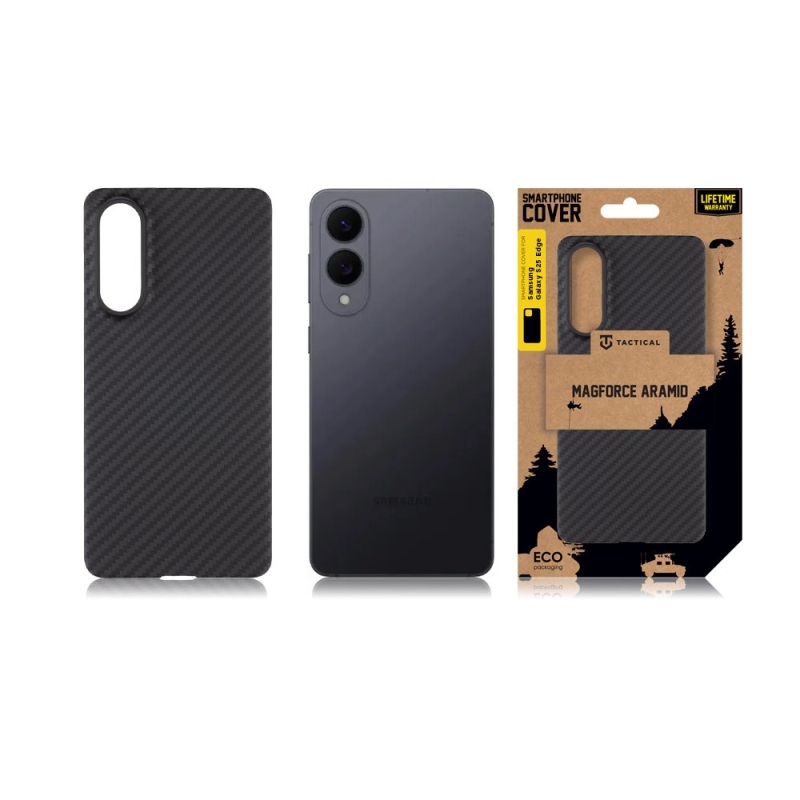 Taktický kryt MagForce Aramid pre Samsung Galaxy S25 Edge Black