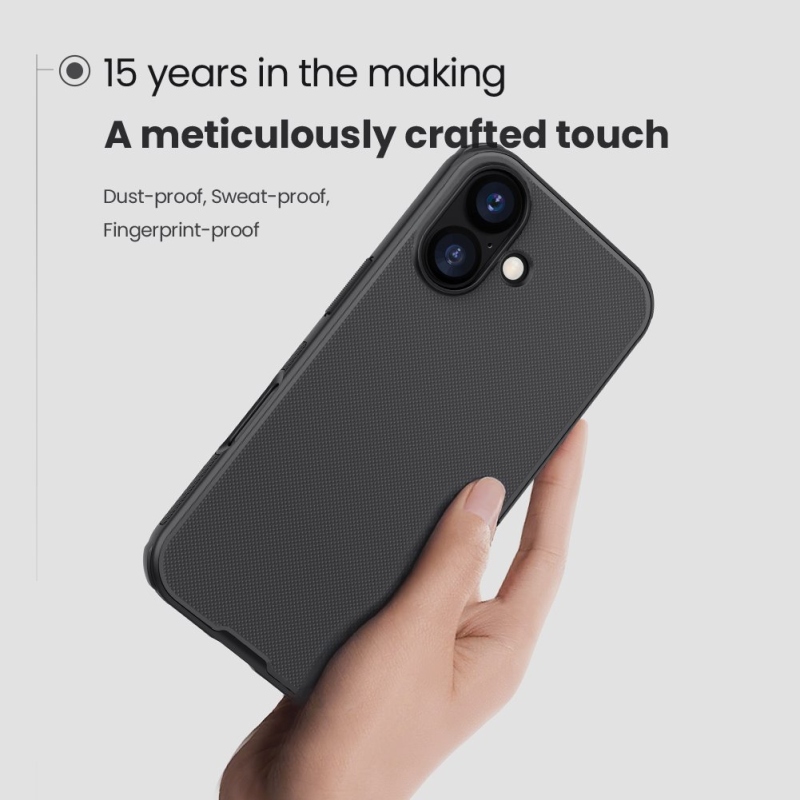 Nillkin Super Frosted PRO Magnetický zadný kryt pre Apple iPhone 17 Black