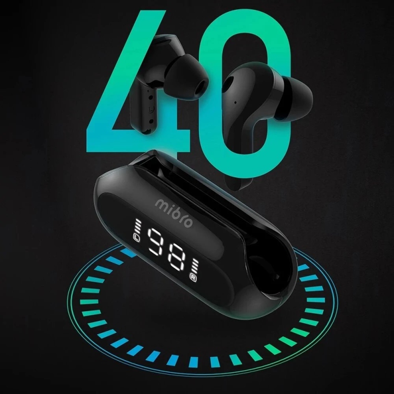 Mibro Earbuds 3 TWS Bezdrôtové Slúchadlá Black