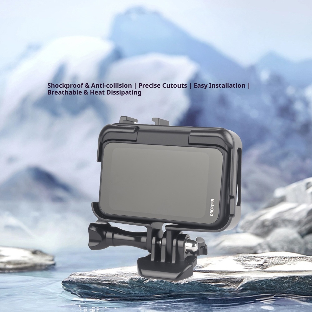 Ľahký ochranný rám s rýchloupínacou základňou pre Insta360 GO Ultra