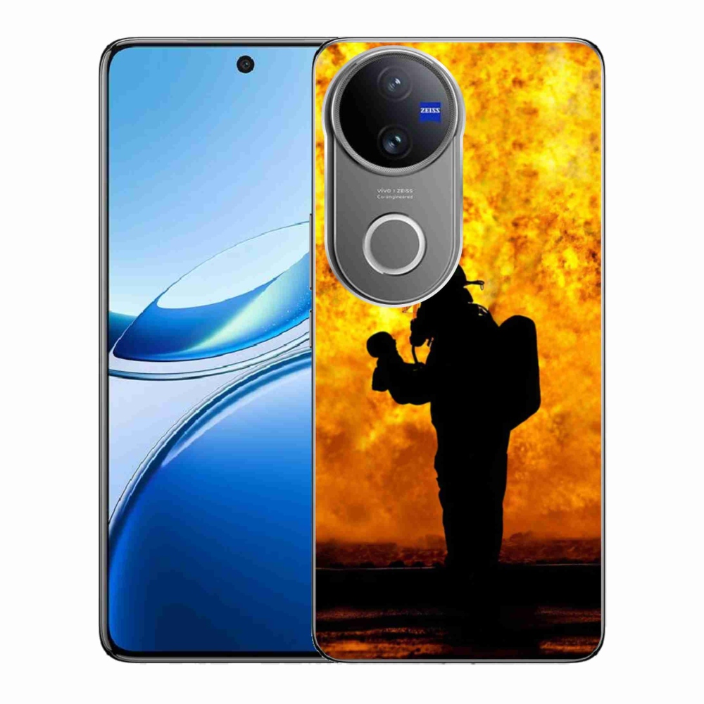 Gélový kryt mmCase na Vivo V50 5G - hasič