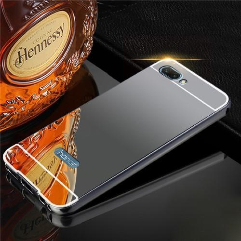 Mirror plastový kryt so zrkadlovým efektom na mobil Honor 10 - sivý