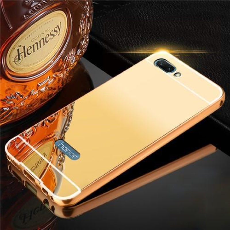 Mirror plastový kryt so zrkadlovým efektom na mobil Honor 10 - zlatý