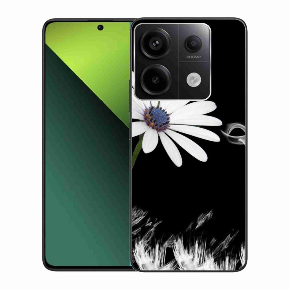 Gélový kryt mmCase na Xiaomi Redmi Note 13 Pro 5G/Poco X6 5G - biela kvetina