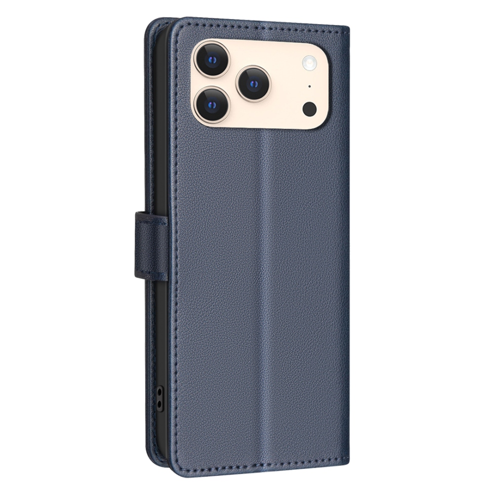 BINFEN knižkové púzdro na iPhone 17 Pro - modré