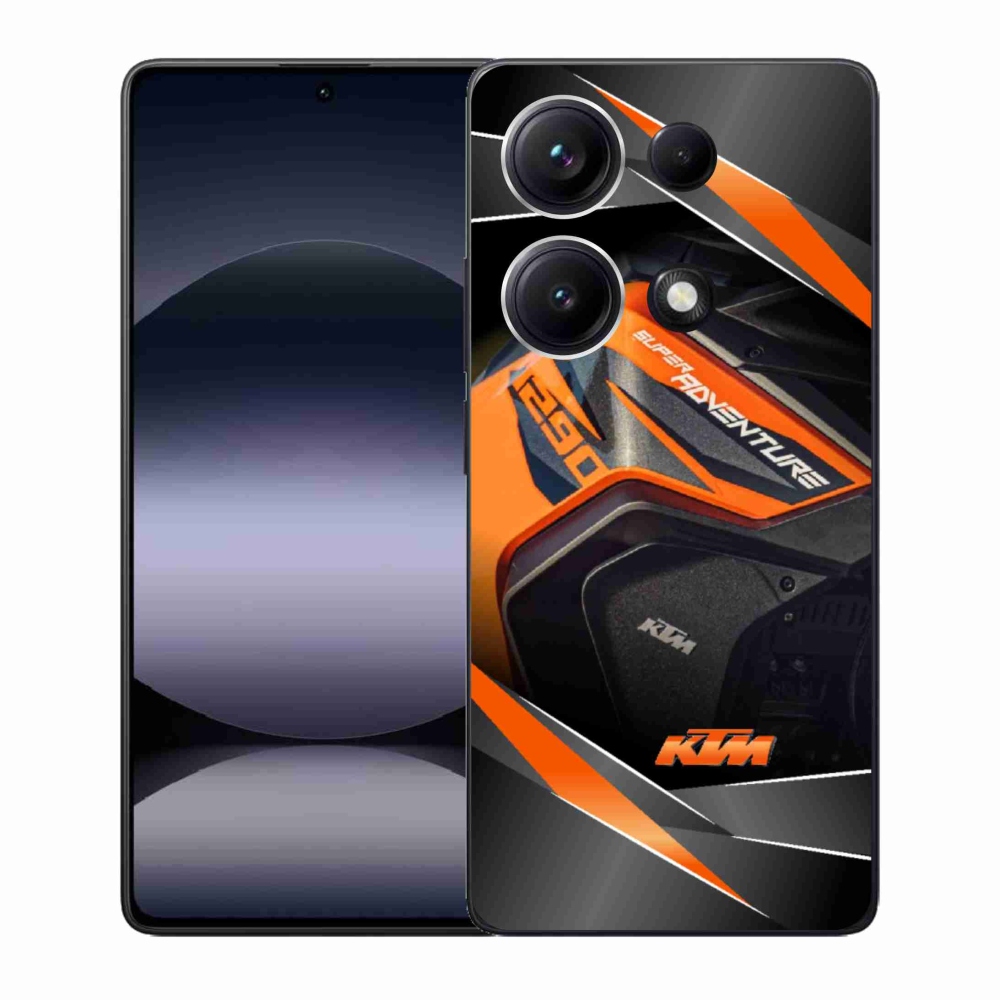 Gélový kryt mmCase na Xiaomi Redmi Note 14S - motorka ktm