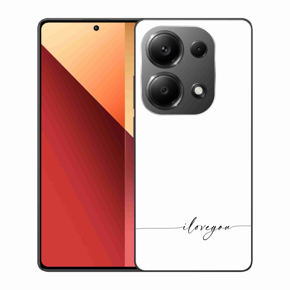 Gélový kryt mmCase na Xiaomi Redmi Note 13 Pro 4G/Poco M6 Pro - I love you biele pozadie