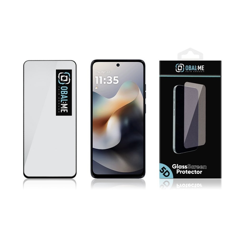 BALENIE:ME 5D tvrdené sklo pre Motorola G56 Black