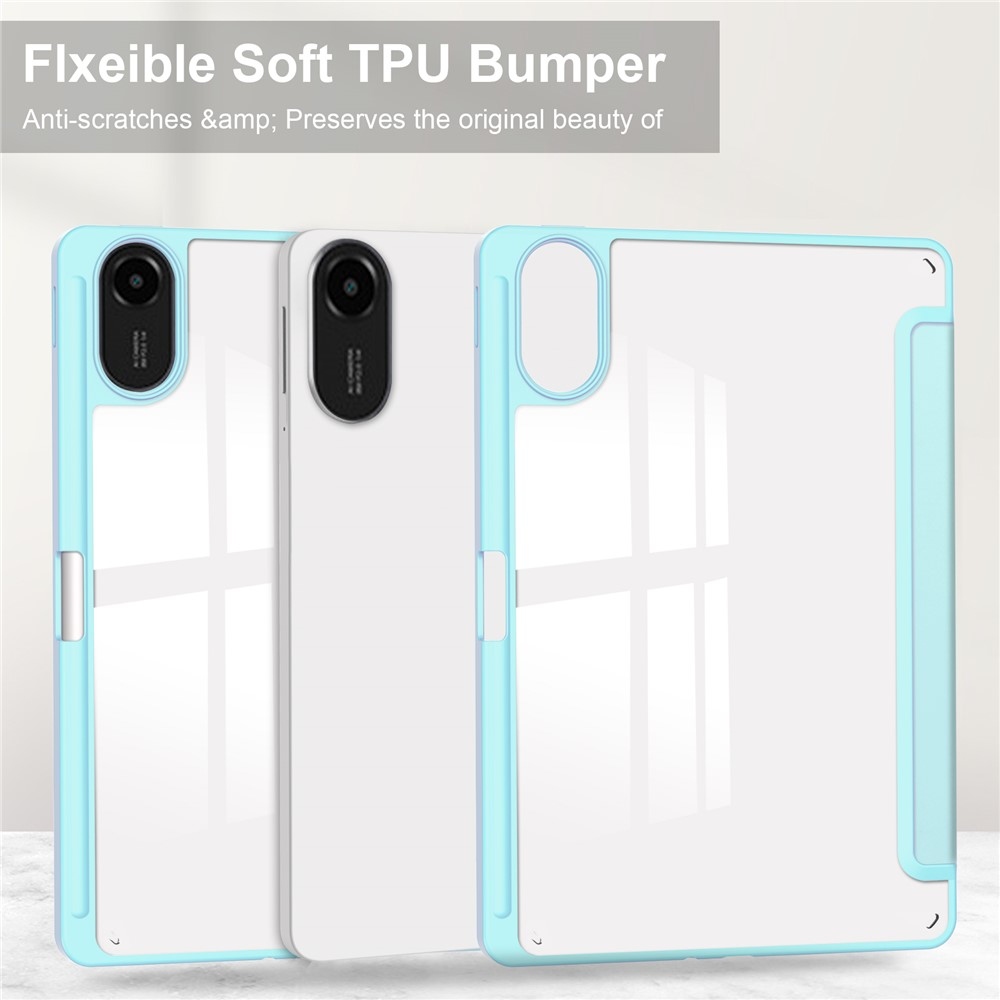 Case chytré zatváracie púzdro na tablet Xiaomi Redmi Pad 2 - svetlomodré