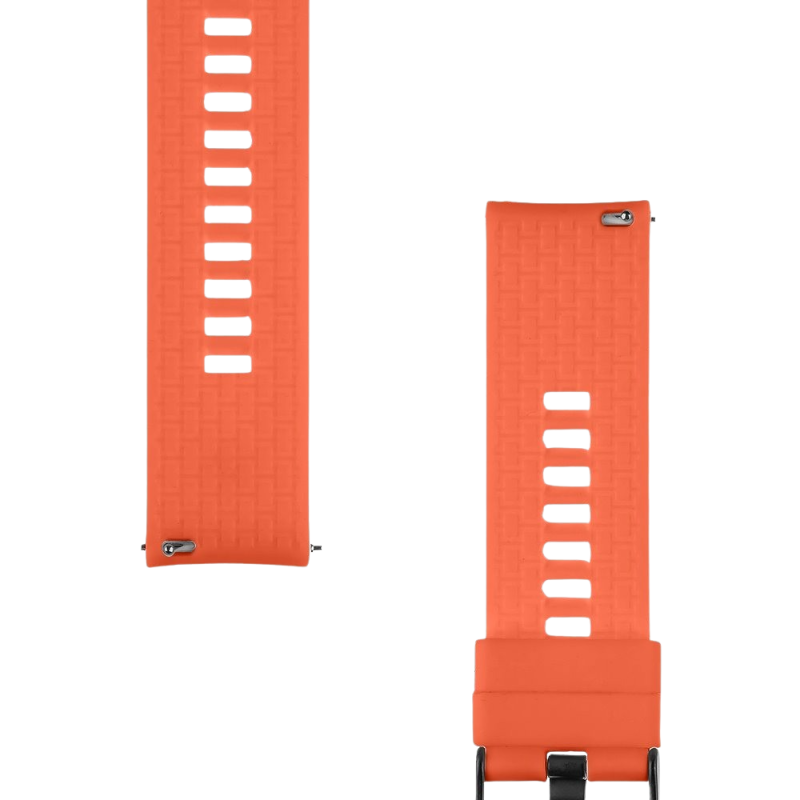 Taktický rýchloupínací silikónový remienok 24 mm oranžový