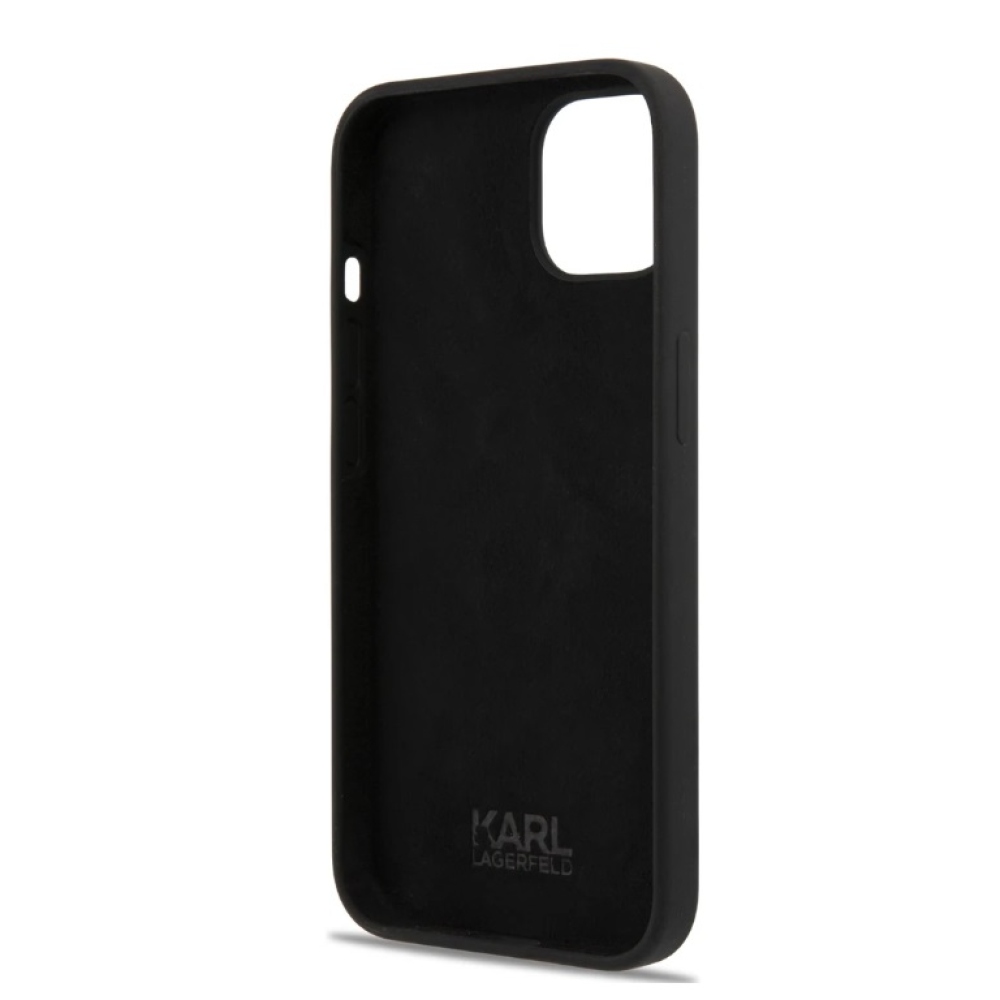 Karl Lagerfeld Liquid Silicone Choupette NFT kryt iPhone 13 čierny