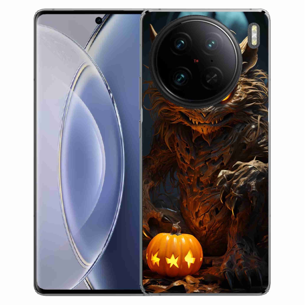 Gélový kryt mmCase na Vivo X90 Pro - halloweenska príšera