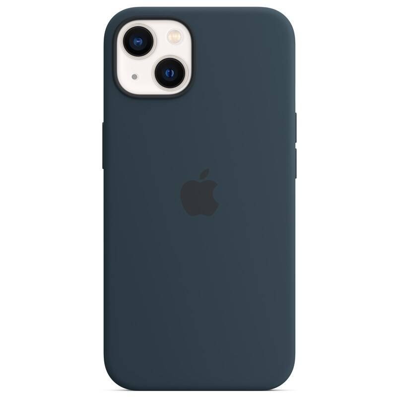 MM293ZM/A Apple Silikónový Kryt vr. Magsafe pre iPhone 13 Abyss Blue