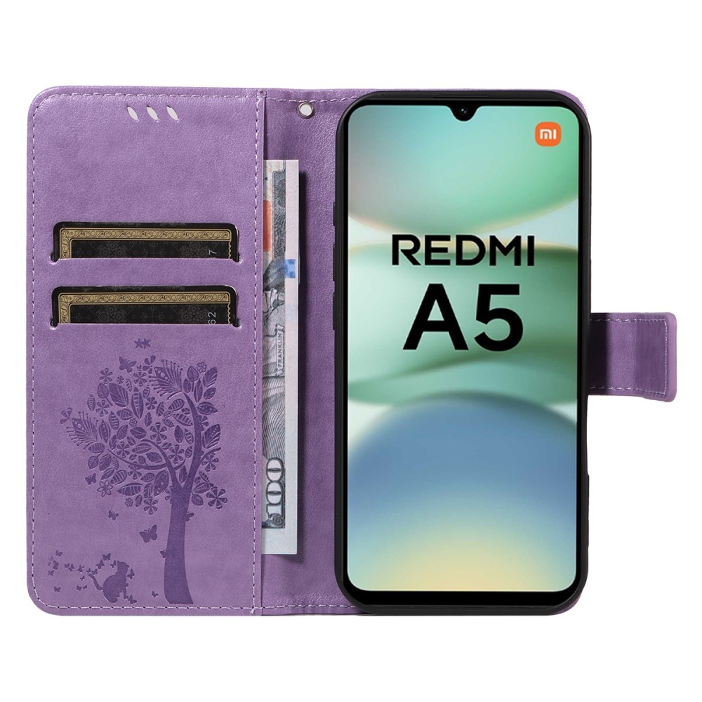 Trees knižkové puzdro na Xiaomi Redmi A5 (173.45x79.35x8.45mm) - svetlofialové