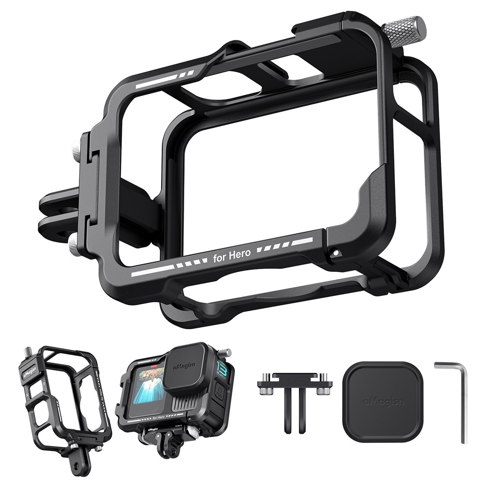 Kovový ochranný rám AMAGISN pre GoPro Hero 13/12/11/10/9