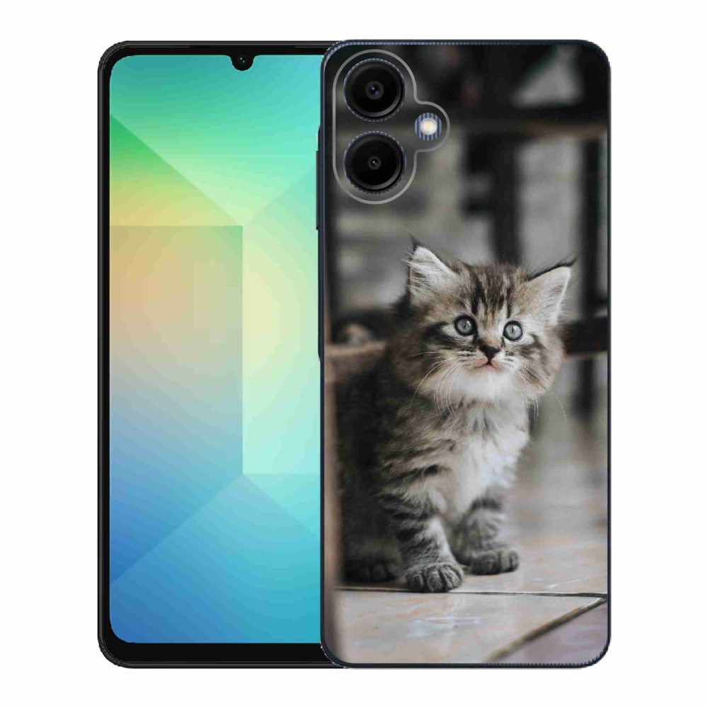 Gélový kryt mmCase na Samsung Galaxy A06 4G - mačiatko