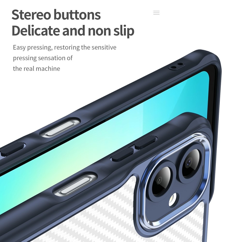 Textures odolný kryt pre Samsung Galaxy A06 4G - modrý
