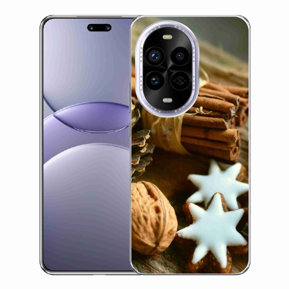 Gélový kryt mmCase na Huawei Nova 13 Pro 5G - škorica a perníčky