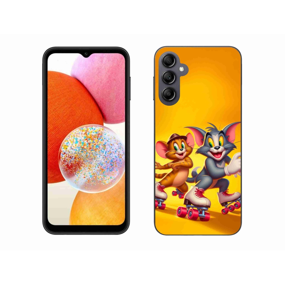 Gélový kryt mmCase na Samsung Galaxy A14 4G/5G - Tom a Jerry