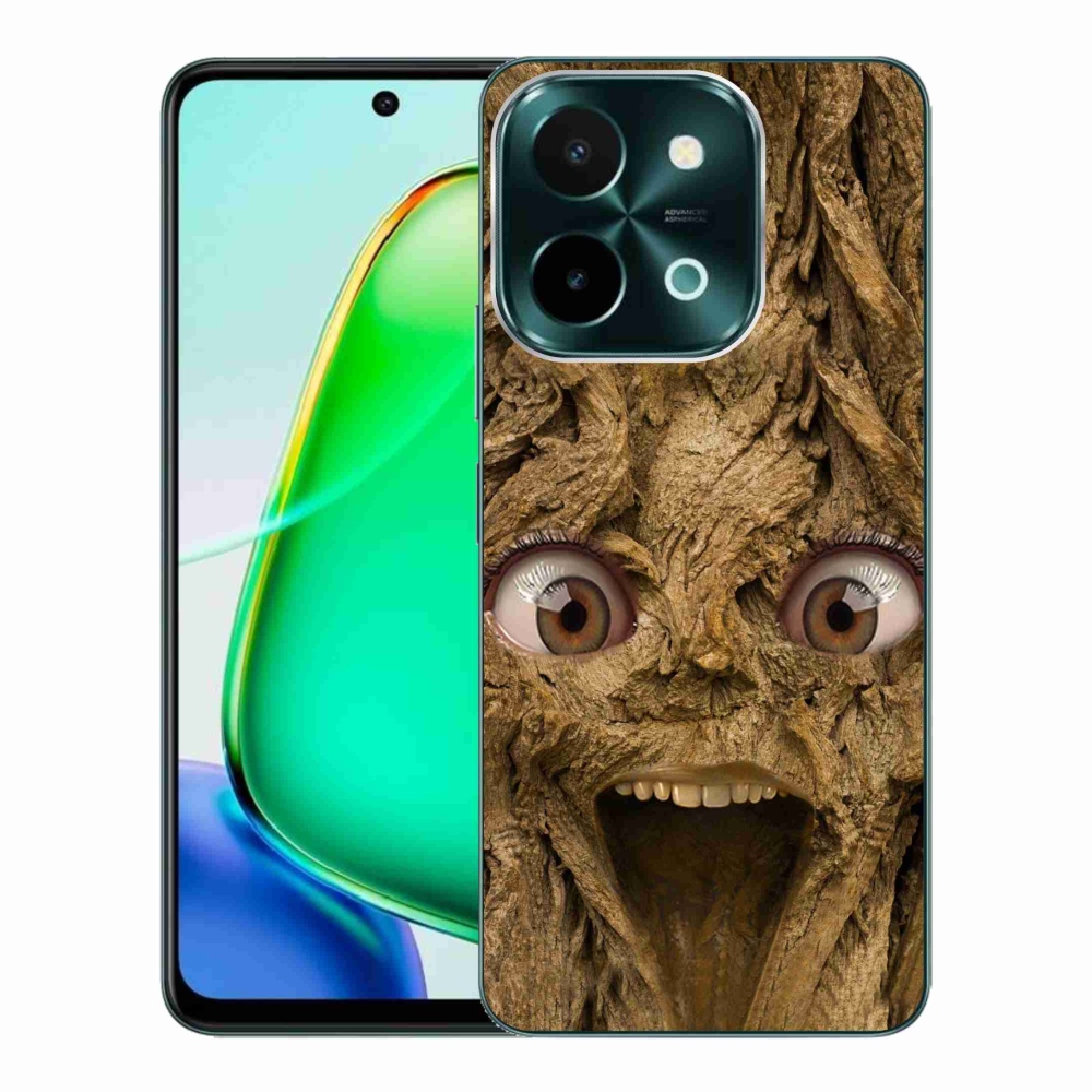 Gélový kryt mmCase na Vivo Y28 - veselý strom s očami
