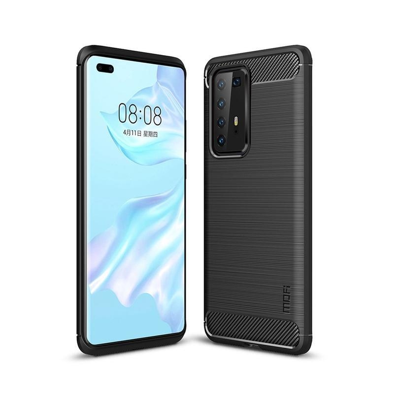 Mofi odolný gélový obal na mobil Huawei P40 Pro - čierny