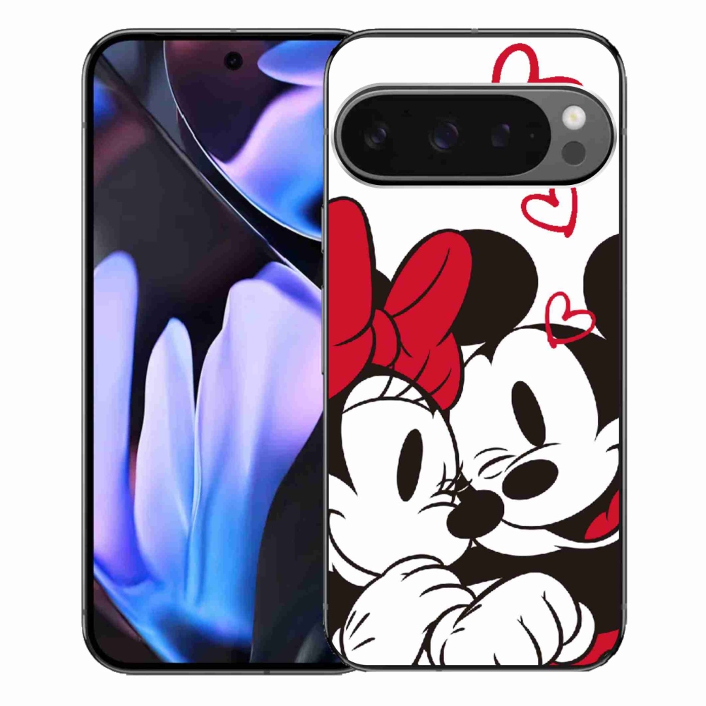 Gélový kryt mmCase na Google Pixel 9 Pro XL - minnie a mickey