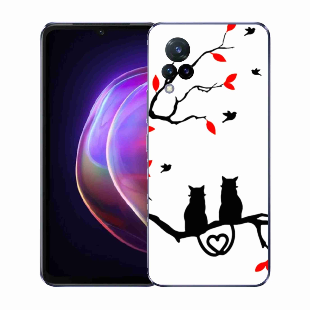 Gélový kryt mmCase na Vivo V21 4G/5G - mačacia láska