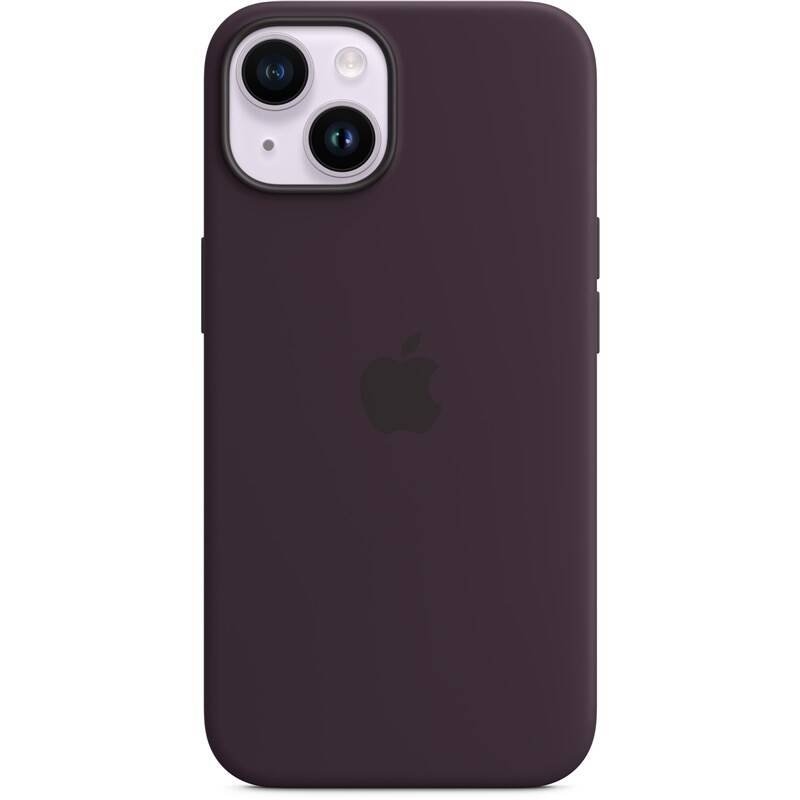 MPT03ZM/A Apple Silikónový Kryt vr. Magsafe pre iPhone 14 Elderberry