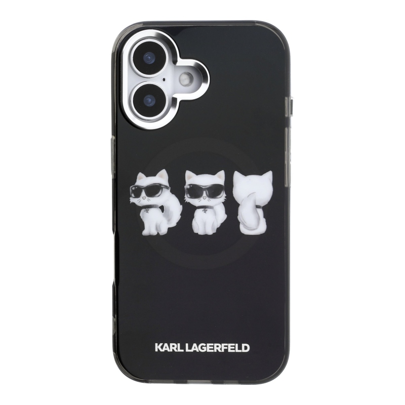 Karl Lagerfeld IML Choupette Trio Watercolor MagSafe zadný kryt pre iPhone 17