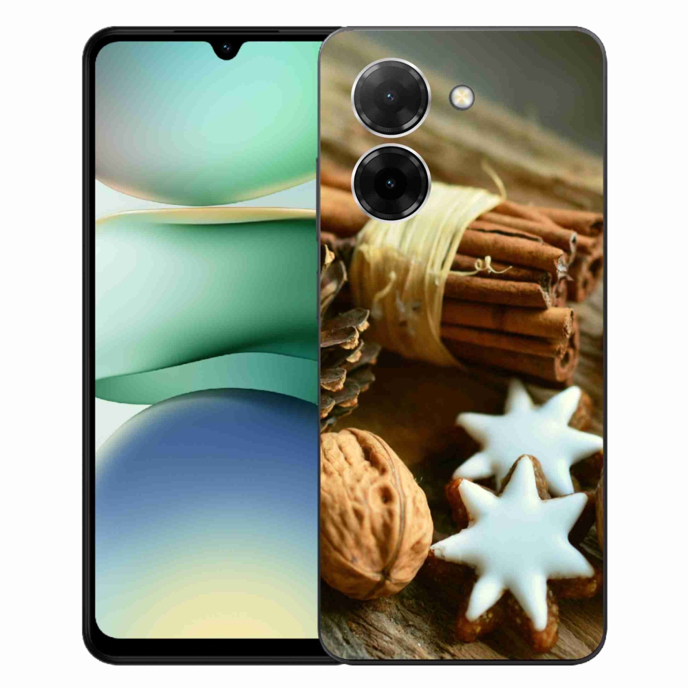 Gélový kryt mmCase na Xiaomi Redmi A5 (171.7x77.8x8.3mm) - škorica a perníčky