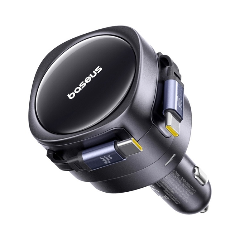 Baseus Enjoyment Max Autonabíjačka USB-C/USB-C 60 W Cosmic Black
