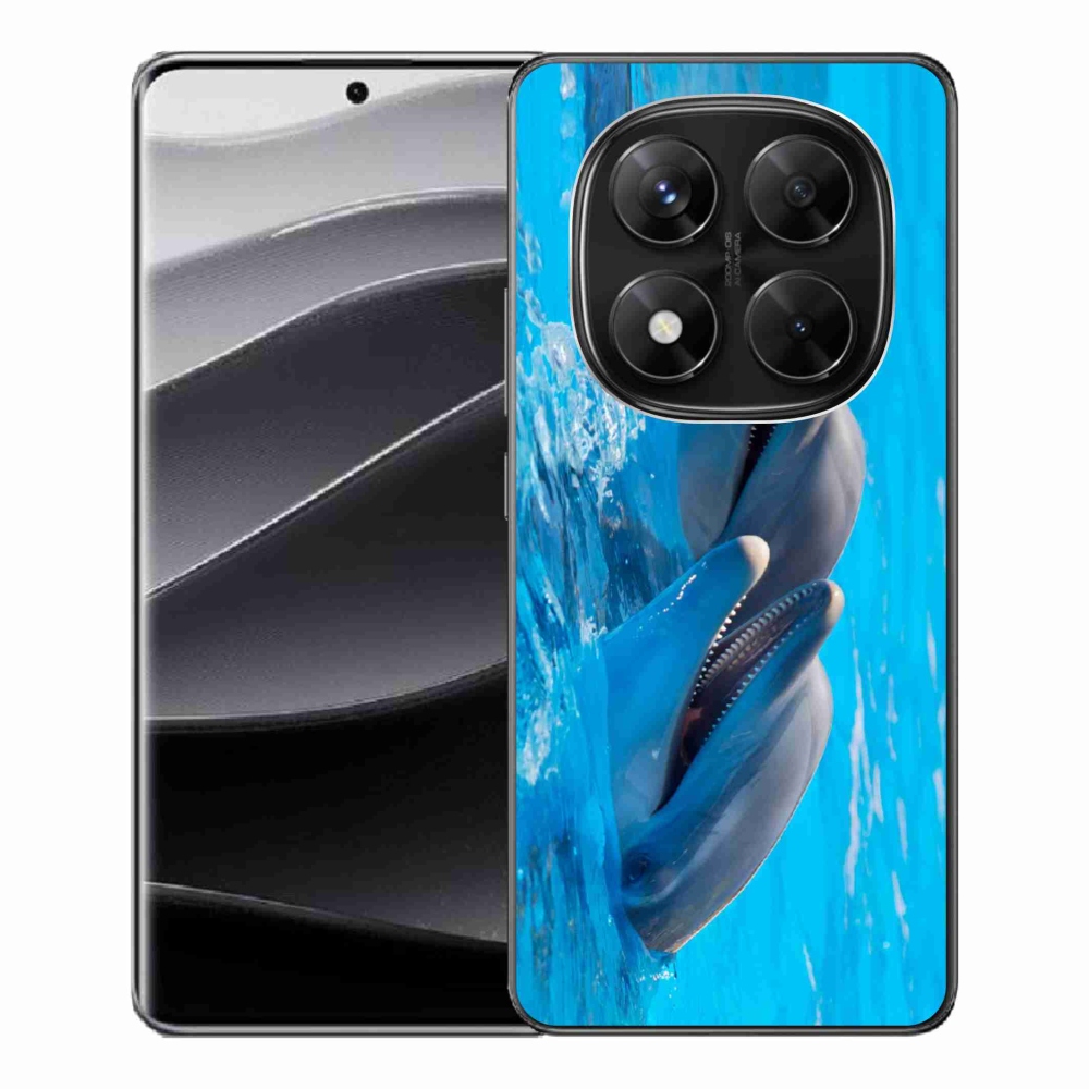 Gélový kryt mmCase na Xiaomi Redmi Note 14 Pro 5G/Poco X7 5G - delfíni