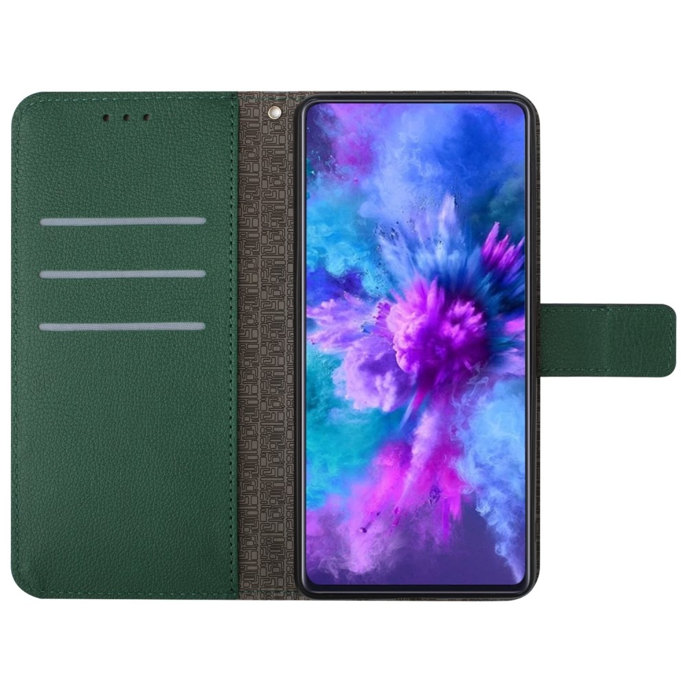 Folio knižkové púzdro na Xiaomi Redmi A5 (173.45x79.35x8.45mm) - zelené