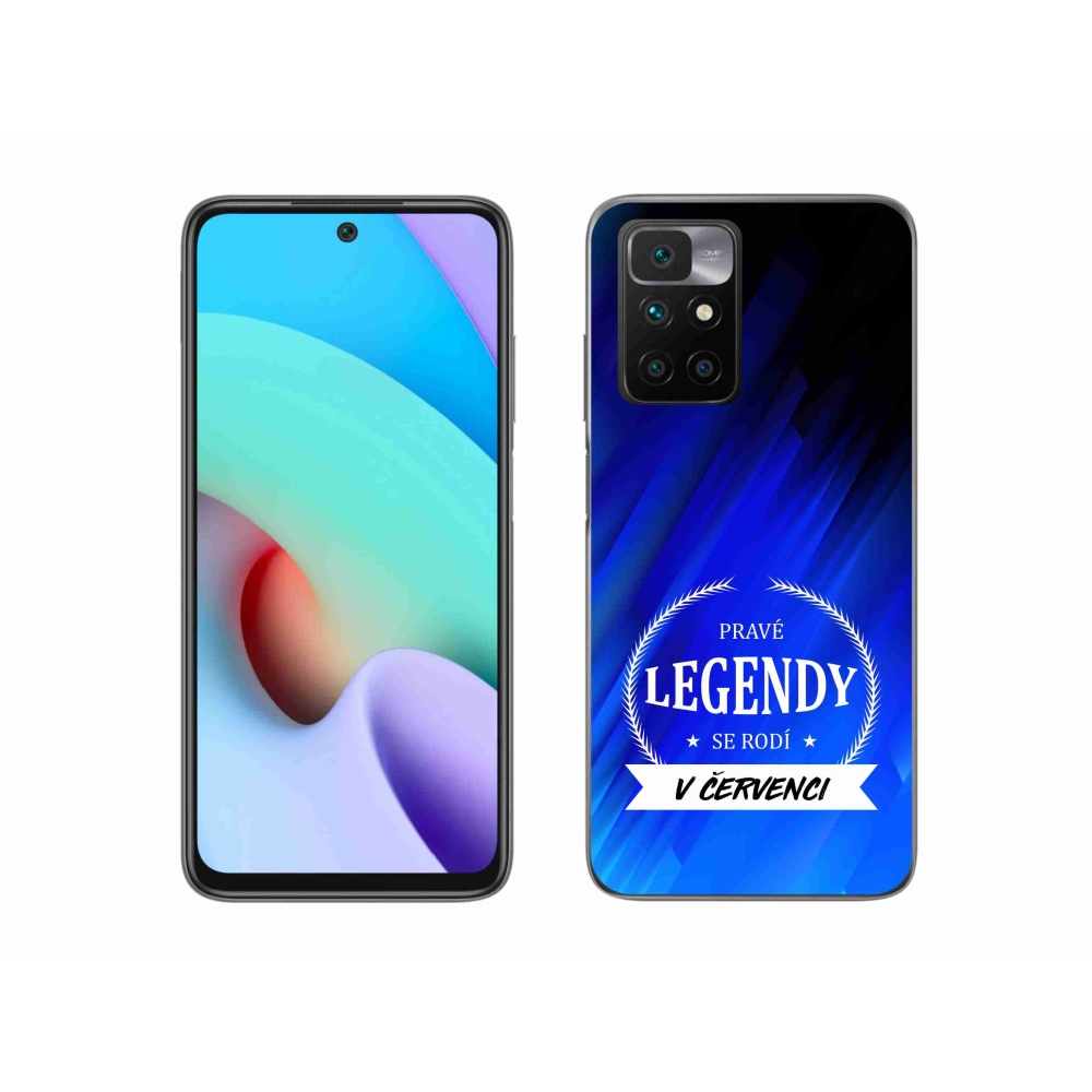 Gélový kryt mmCase na Xiaomi Redmi 10/Redmi 10 (2022) - legendy v júli modré pozadie