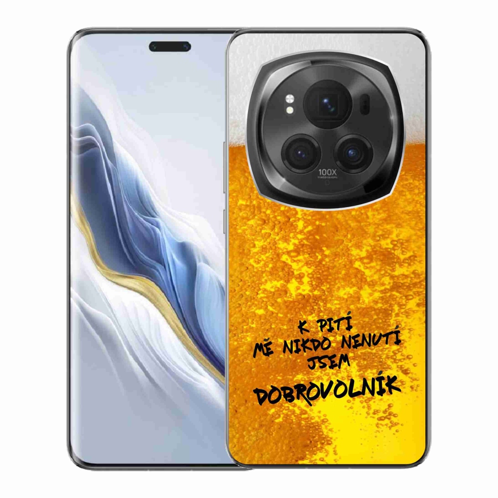 Gélový kryt mmCase na Honor Magic 6 Pro 5G - pivný motív 4