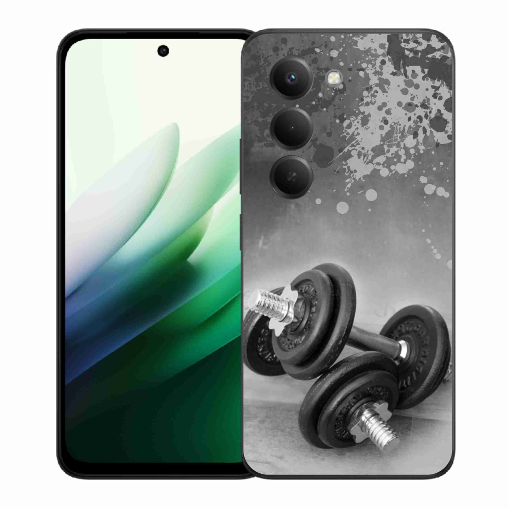 Gélový kryt mmCase na Xiaomi Redmi 15 5G (169mm) - činky 1