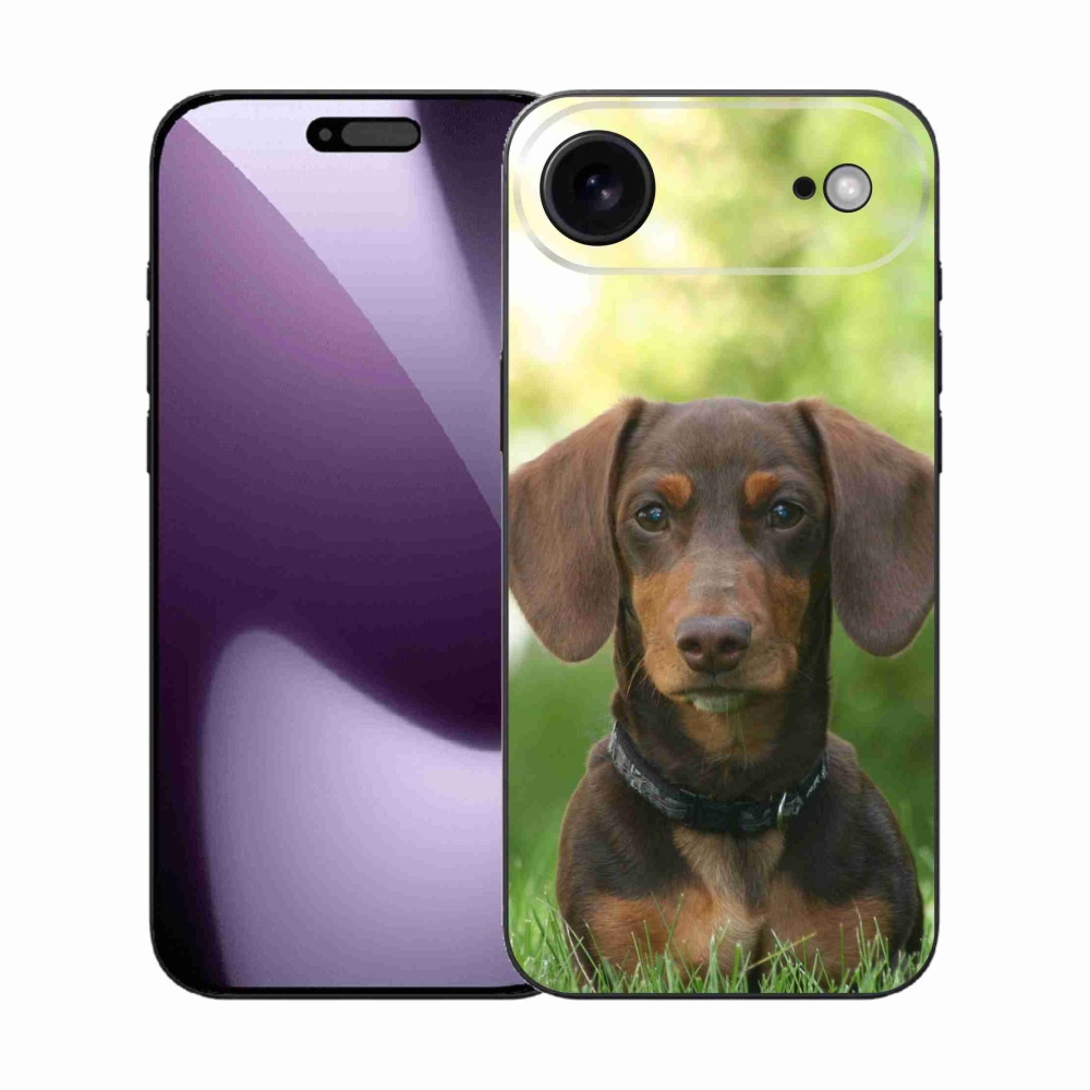 Gélový kryt mmCase na iPhone 17 Air - hnedý jazvečík