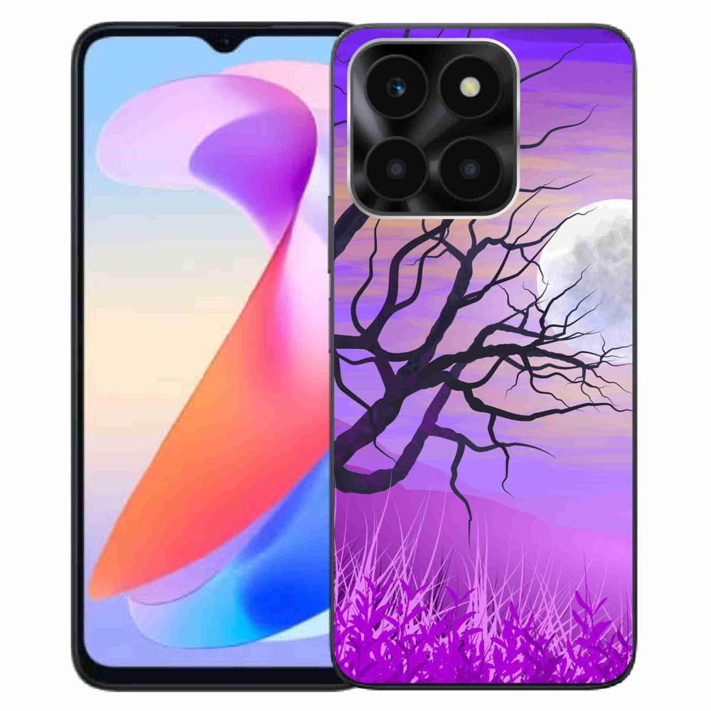 Gélový obal mmCase na Honor X6a - kreslený opadaný strom