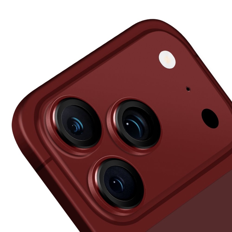 OBAL:ME Ochrana objektívu pre Apple iPhone 18 Pro/18 Pro Max Dark Cherry