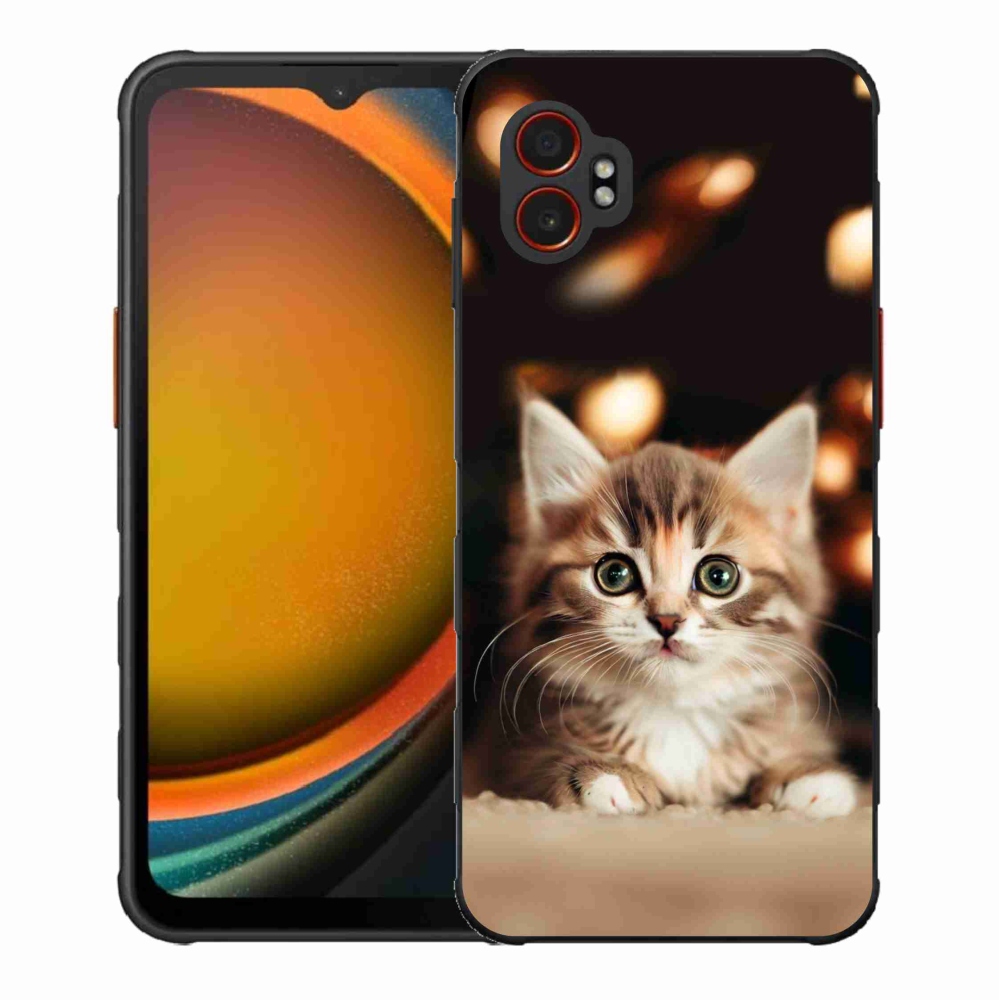 Gélový kryt mmCase na Samsung Galaxy Xcover 7 Pro - roztomilé mačiatko 2